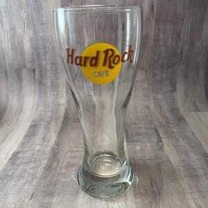 Hard Rock Cafe Denver 20oz Beer Glass 8.5" Tall Pilsner Class Colorado